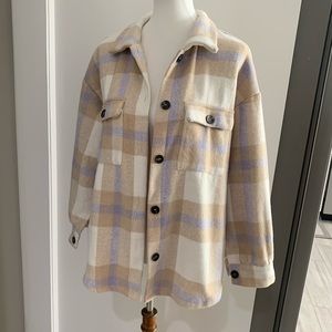 Tan plaid jacket
